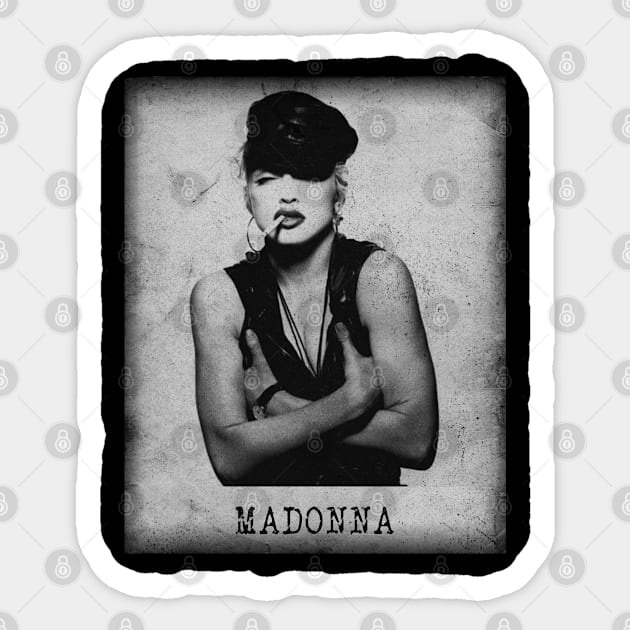 Madonna Vintage Sticker by j.adevelyn